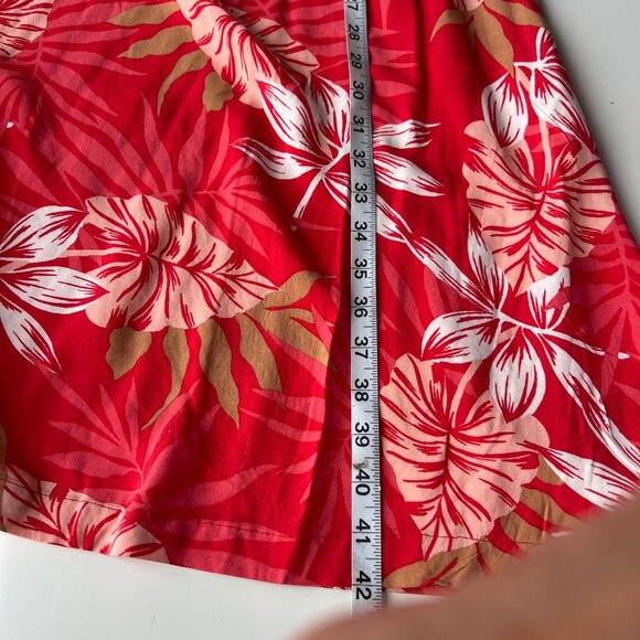 Roxy Land Of Life Burnt Orange Floral Midi Eco-Friendly Dress Womens Size XL - Picture 7 of 8